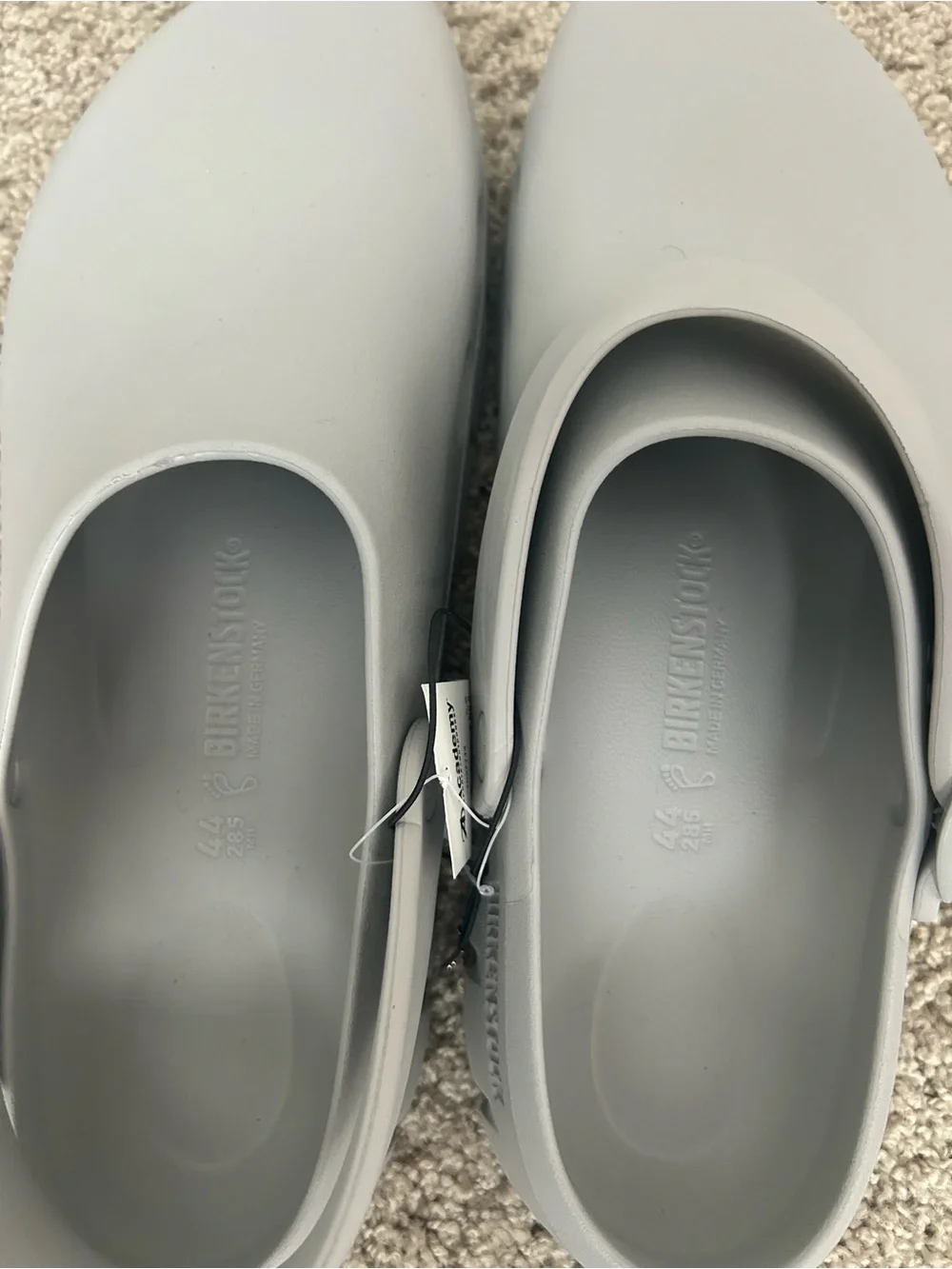Birkenstock Gray Clog Sandals Adjustable Buckle Strap EU 44 US 11